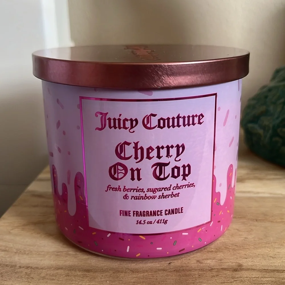 CHERRY ON TOP 3 WICK CANDLE